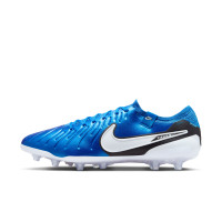 Nike Tiempo Legend Elite 10 Kunstgras Voetbalschoenen (AG) Blauw Wit Zwart