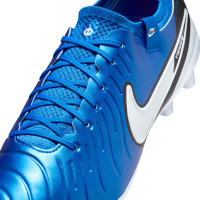 Nike Tiempo Legend Elite 10 Kunstgras Voetbalschoenen (AG) Blauw Wit Zwart