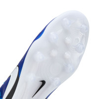 Nike Tiempo Legend Elite 10 Kunstgras Voetbalschoenen (AG) Blauw Wit Zwart