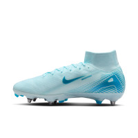 Nike Zoom Mercurial Superfly Elite 10 IJzeren-Nop Voetbalschoenen (SG) Lichtblauw Blauw