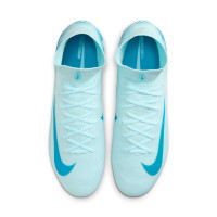 Nike Zoom Mercurial Superfly Elite 10 IJzeren-Nop Voetbalschoenen (SG) Lichtblauw Blauw