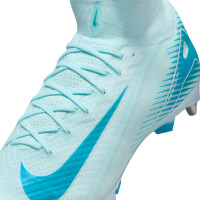Nike Zoom Mercurial Superfly Elite 10 IJzeren-Nop Voetbalschoenen (SG) Lichtblauw Blauw