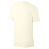 Nike Club Sportswear T-Shirt Lichtgeel Zwart