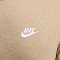 Nike Club Sportswear T-Shirt Bruin Wit