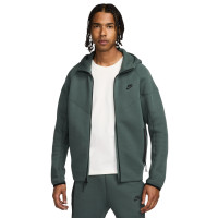 Nike Tech Fleece Vest Sportswear Donkergroen Zwart