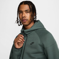 Nike Tech Fleece Vest Sportswear Donkergroen Zwart