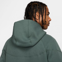 Nike Tech Fleece Vest Sportswear Donkergroen Zwart