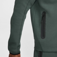 Nike Tech Fleece Vest Sportswear Donkergroen Zwart