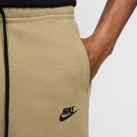 Nike Tech Fleece Shorts Sportswear Beige Black