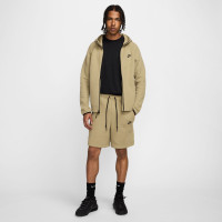 Nike Tech Fleece Shorts Sportswear Beige Black