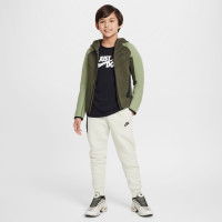 Nike Tech Fleece Vest Sportswear Kids Donkergroen Lichtgroen Zwart