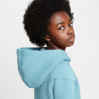 Nike Tech Fleece Vest Sportswear Kids Lichtblauw Zwart