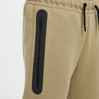 Nike Tech Fleece Sweat Pants Sportswear Kids Beige Black