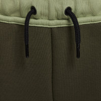 Nike Tech Fleece Joggingbroek Sportswear Kids Donkergroen Lichtgroen Zwart