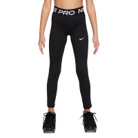 Nike Pro Sportlegging Leak Protection Meisjes Zwart Wit KNVBshop