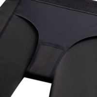 Nike Pro Sports Leggings Leak Protection Girls Black White