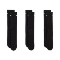 Nike Everyday Cushioned Plus Sportsokken 3-Pack Zwart Wit