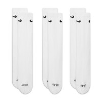 Nike Everyday Cushioned Plus Sportsokken 3-Pack Wit Zwart