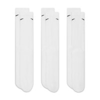 Nike Everyday Cushioned Plus Sportsokken 3-Pack Wit Zwart