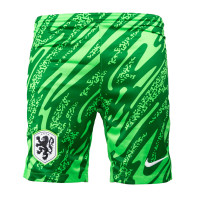 Nike Dutch Team Long Sleeve Goalkeeper Kit 2024-2026 Kids Green