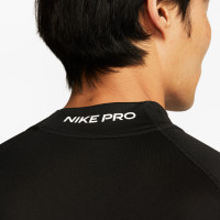 Nike Pro Ondershirt Lange Mouwen Hoge Hals Zwart