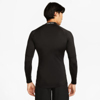 Nike Pro Ondershirt Lange Mouwen Hoge Hals Zwart