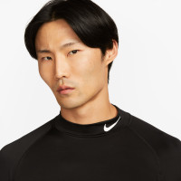 Nike Pro Ondershirt Lange Mouwen Hoge Hals Zwart