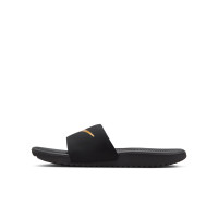 Nike Kawa Kids Slippers Black Gold