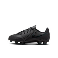 Nike Phantom GX Club II Gras / Kunstgras Voetbalschoenen (MG) Kids Zwart Donkergroen