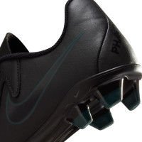 Nike Phantom GX Club II Gras / Kunstgras Voetbalschoenen (MG) Kids Zwart Donkergroen