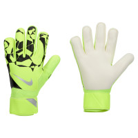 Nike Goalkeeper Gloves Match Neon Yellow Black Silver