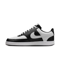 Nike Court Vision Sneakers Low Zwart Wit Zwart