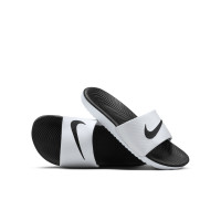 Nike Kawa Kids Slippers White Black