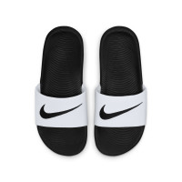 Nike Kawa Kids Slippers White Black