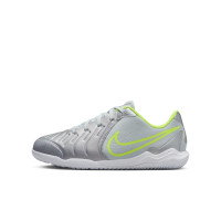 Nike Tiempo Legend 10 Academy Indoor Football Boots (IN) Kids Silver Neon Yellow