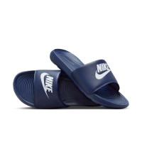 Nike Slippers Victori One Donkerblauw Wit