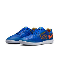Nike Zaalvoetbalschoenen Lunar Gato II (IN) Blauw Oranje Wit