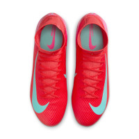 Nike Zoom Mercurial Superfly Pro 10 Gras Voetbalschoenen (FG) Rood Turquoise Roze