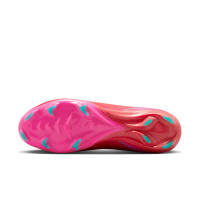 Nike Zoom Mercurial Superfly Pro 10 Gras Voetbalschoenen (FG) Rood Turquoise Roze