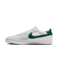 Nike Shot Court Sneakers Wit Donkergroen