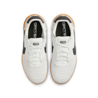 Nike Straatvoetbalschoenen Street Gato Kids Wit Zwart Lichtgrijs Bruin