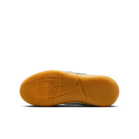 Nike Straatvoetbalschoenen Street Gato Kids Wit Zwart Lichtgrijs Bruin