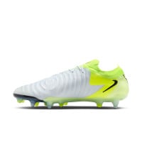 Nike Phantom GX II Elite Iron Stud Football Shoes (SG) Anti-Clog Neon Yellow Silver Black