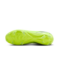 Nike Zoom Mercurial Vapor 16 Pro Gras Voetbalschoenen (FG) Neongeel Zwart Zilver