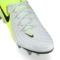 Nike Phantom Luna II Elite IJzeren-Nop Voetbalschoenen (SG) Pro Player Neongeel Zilver Zwart