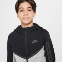 Nike Tech Fleece Sportswear Trainingspak Kids Zwart Lichtgrijs Zwart