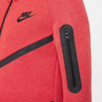 Nike Tech Fleece Trainingspak Sportswear Kids Rood Zwart