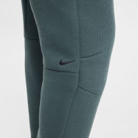 Nike Tech Fleece Tracksuit Kids Sportswear Dark Green Black