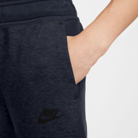 Nike Tech Fleece Trainingspak Kids Sportswear Donkerblauw Zwart