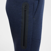 Nike Tech Fleece Trainingspak Kids Sportswear Donkerblauw Zwart
